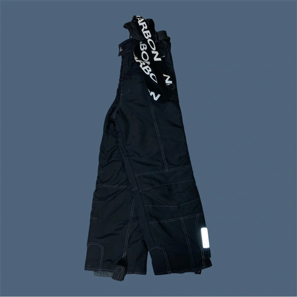 Karbon Black K1729 Suspender Snowpants Size:Junior 16 EUC